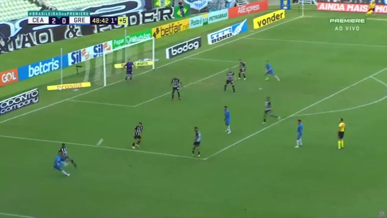 BRA D1 Ceara Vs Gremio (RS) 45+ phút Vanderson de Oliveira CamposVào, ghi bàn 2:1