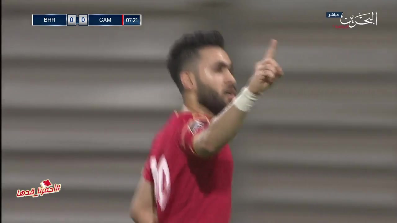 FIFA WCQL Bahrain Vs Cambodia Komail Hasan Al-Aswad Goal in 7 min, Score 1:0