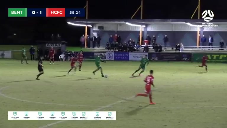 AUS VPL Bentleigh greens Vs Hume City 60 ทำประตู  ประตู, ทำคะแนน 0:2