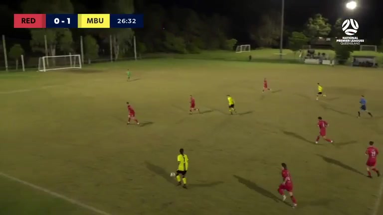 AUS QSL Redlands United FC Vs Moreton Bay United 26 phút Vào, ghi bàn 0:2