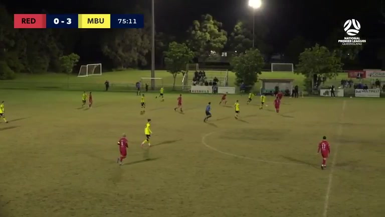 AUS QSL Redlands United FC Vs Moreton Bay United 75 phút Vào, ghi bàn 0:4