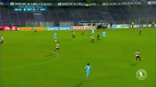 URU D1 Torque Vs Deportivo Maldonado Gustavo Del Prete Goal in 48 min, Score 1:1