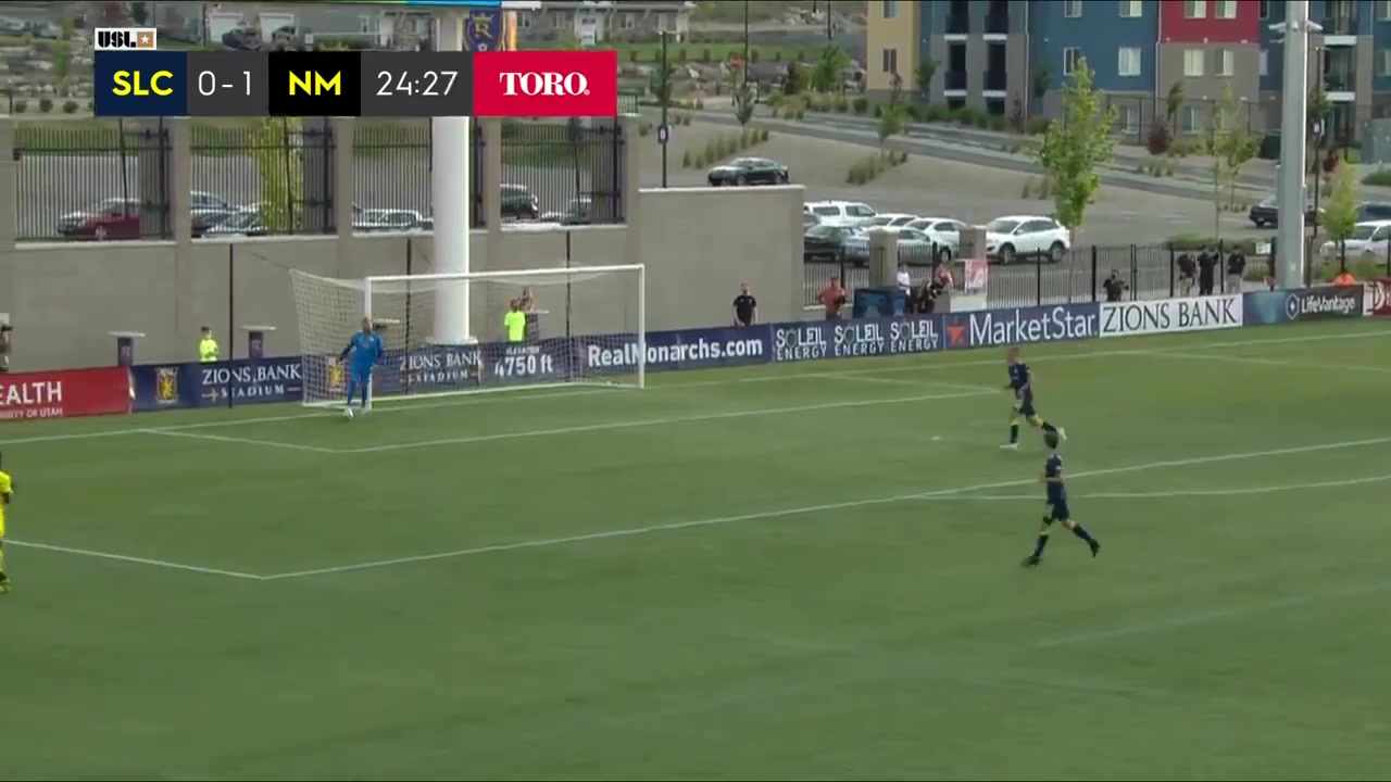 USL CH Real Monarchs Vs New Mexico United Andrew Tinari Goal in 25 min, Score 0:2