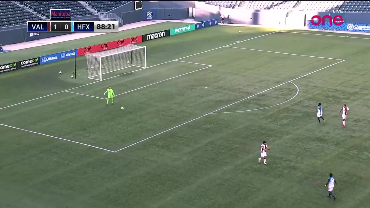 Can PL Valour Vs HFX Wanderers FC  Goal in 90 min, Score 2:0