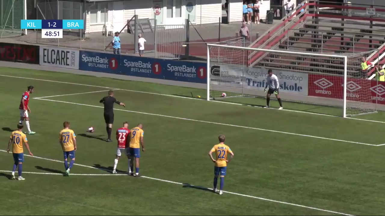 NOR D2 Kongsvinger Vs Brattvag Guven Goal in 45 min, Score 2:2