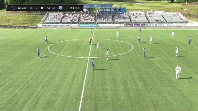NOR D2 Asker Vs Senja Ottesen Goal in 28 min, Score 0:1