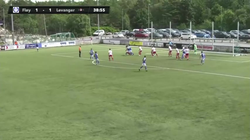 NOR D2 Flekkeroy Vs Levanger FK Grundetjern Goal in 39 min, Score 2:1