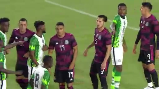 INT FRL Mexico Vs Nigeria Hector Miguel Herrera Lopez Goal in 1 min, Score 1:0