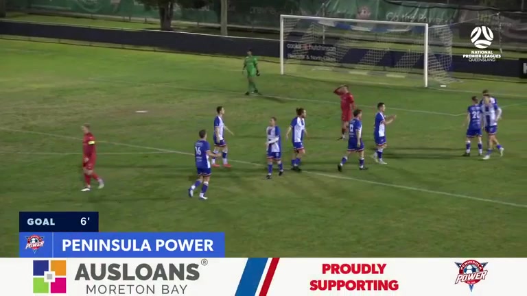 AUS QSL Peninsula Power Vs Redlands United FC 7 phút Vào, ghi bàn 1:0