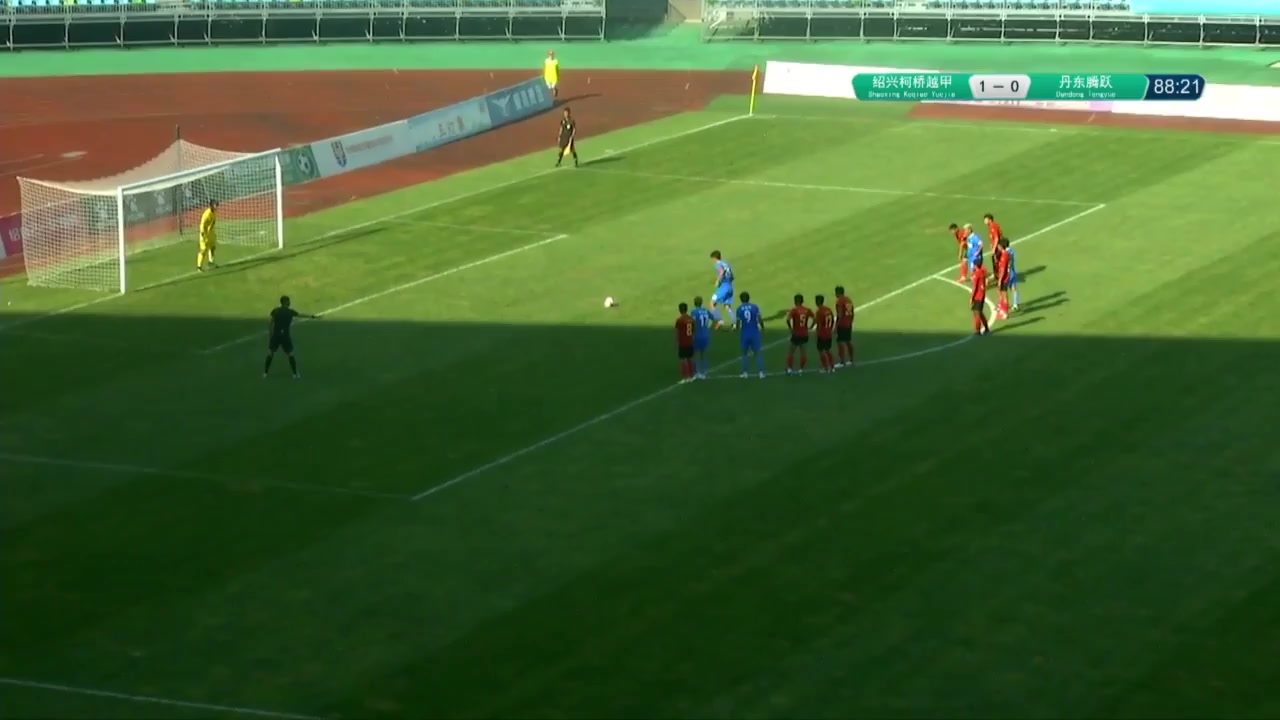 CHA D2 Shaoxing Keqiao Yuejia Vs Dantong Tengyue 90 phút Wang ZihaoVào, ghi bàn 2:0