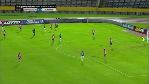 EC D2 CD Independiente Juniors Vs Gualaceo SC Gomez Goal in 14 min, Score 0:1