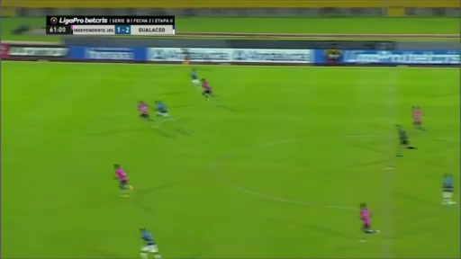 EC D2 CD Independiente Juniors Vs Gualaceo SC Caicedo Goal in 62 min, Score 1:3
