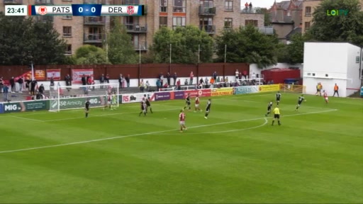 IRE PR St. Patricks Athletic Vs Derry City 23 ทำประตู Christopher Forrester ประตู, ทำคะแนน 1:0