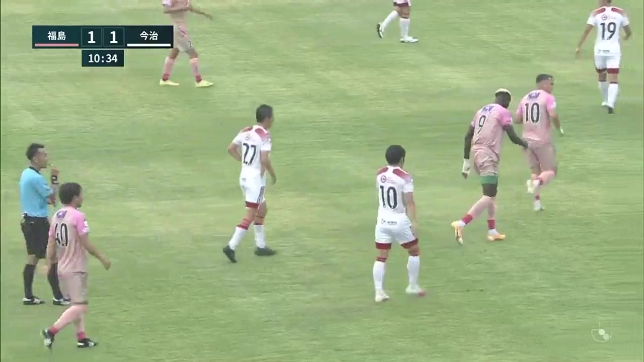 日丙 福岛FC Vs 今治 11分Kamata进球,比分2:1