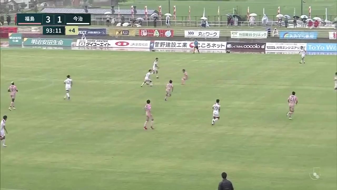 日丙 福岛FC Vs 今治 94分进球,比分4:1