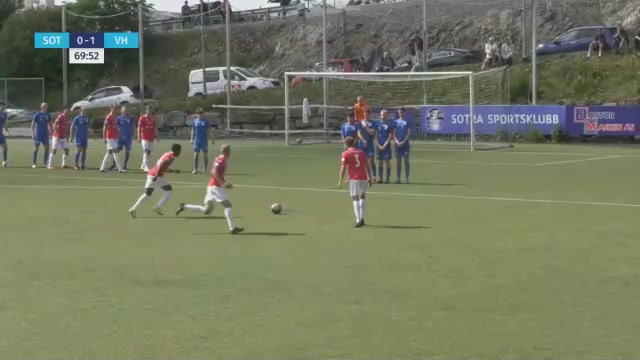 NOR D2 Sotra Vs Vard Haugesund Barane Goal in 72 min, Score 0:2