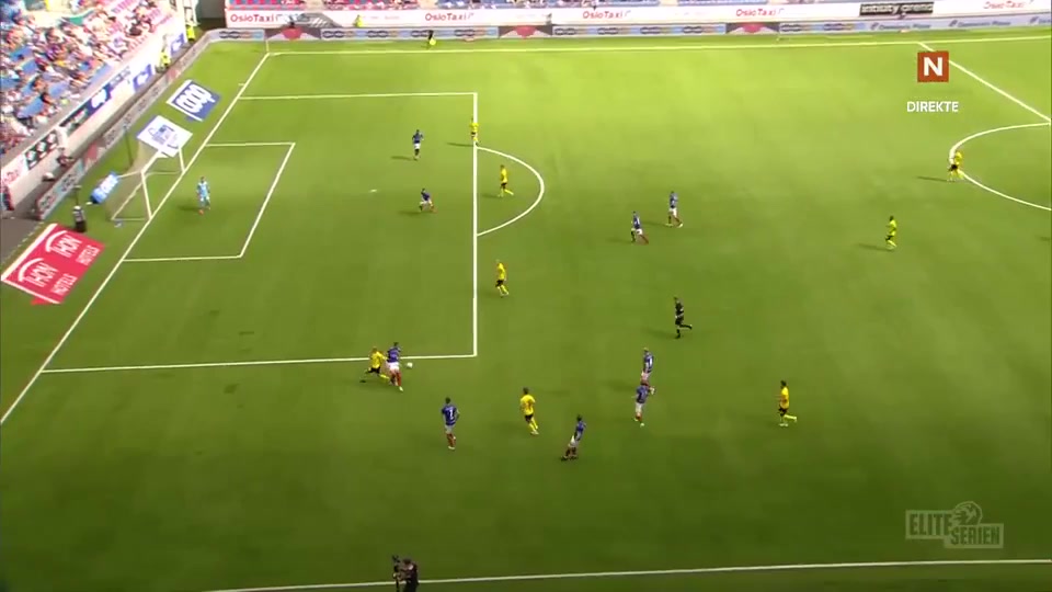 NOR D1 Valerenga Vs Lillestrom 24 ทำประตู Lars Mogstad Ranger ประตู, ทำคะแนน 0:1