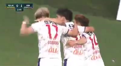 日职乙 北九州向日葵 Vs 京都不死鸟 2分福冈慎平进球,比分0:1