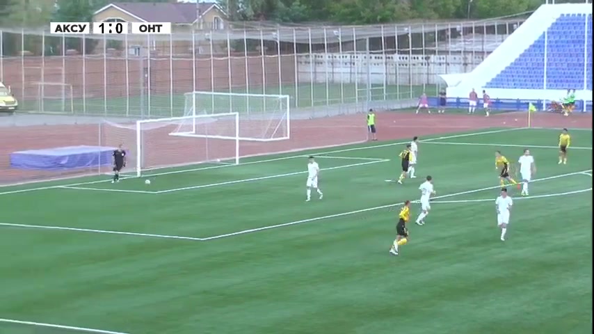 KAZ D1 FK Aksu Vs Akademiya Ontustik Turlybek Goal in 55 min, Score 2:0