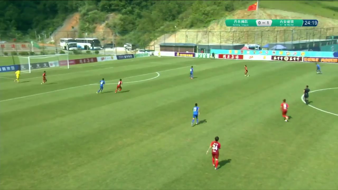 CHA D2 Dantong Tengyue Vs Xi'an Wolves 24 phút Vào, ghi bàn 0:2