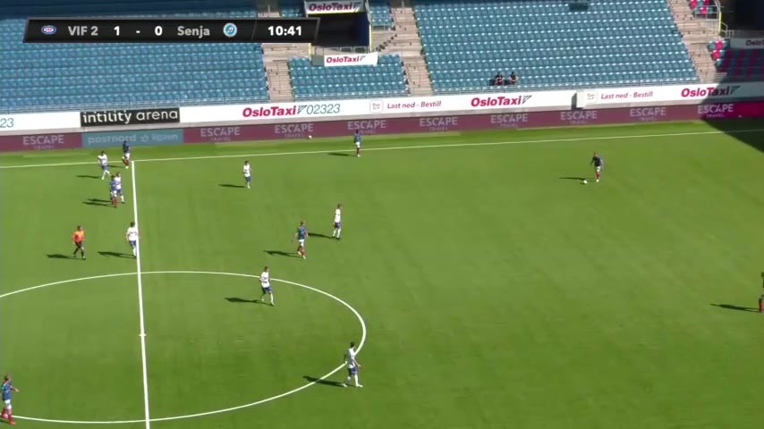 NOR D2 Valerenga B Vs Senja Riisnaes Goal in 11 min, Score 2:0