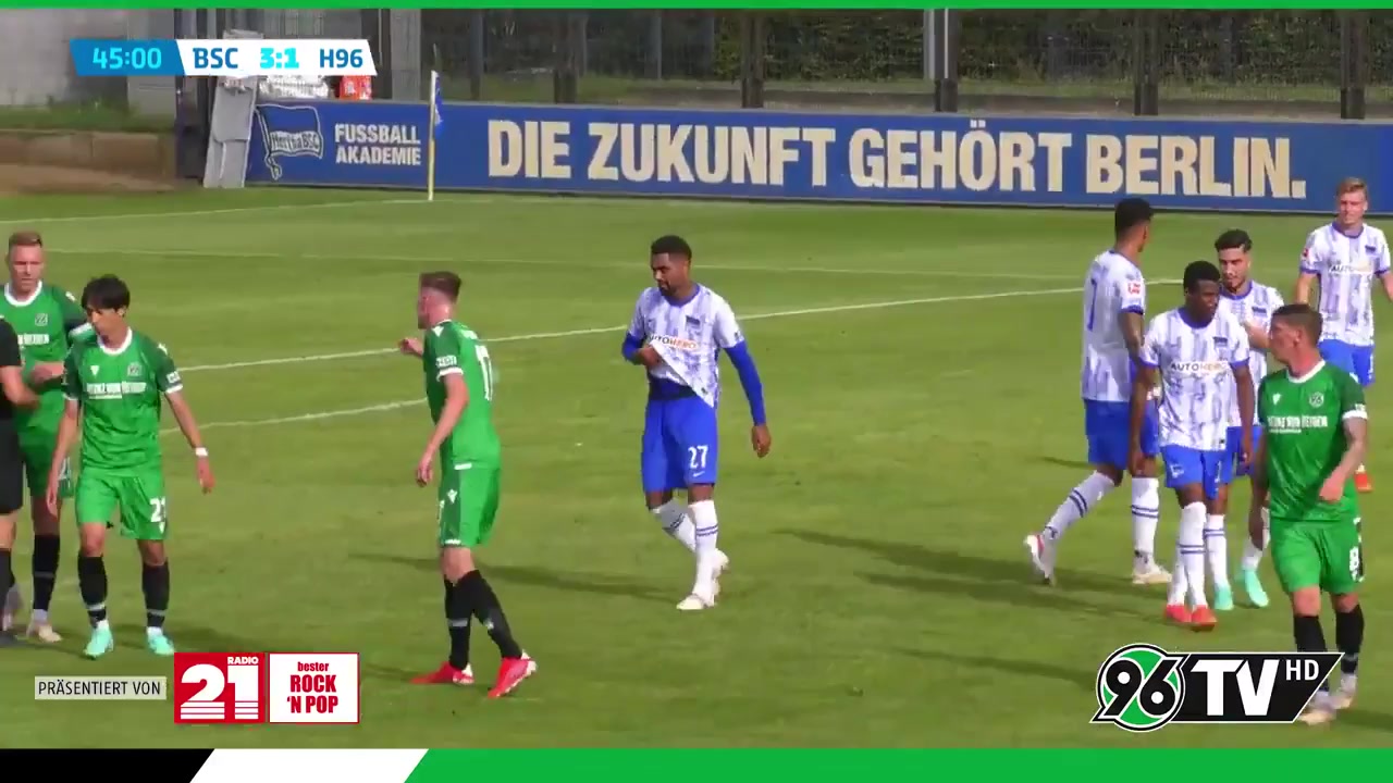 INT CF Hertha Berlin Vs Hannover 96 45+ phút Vào, ghi bàn 3:1