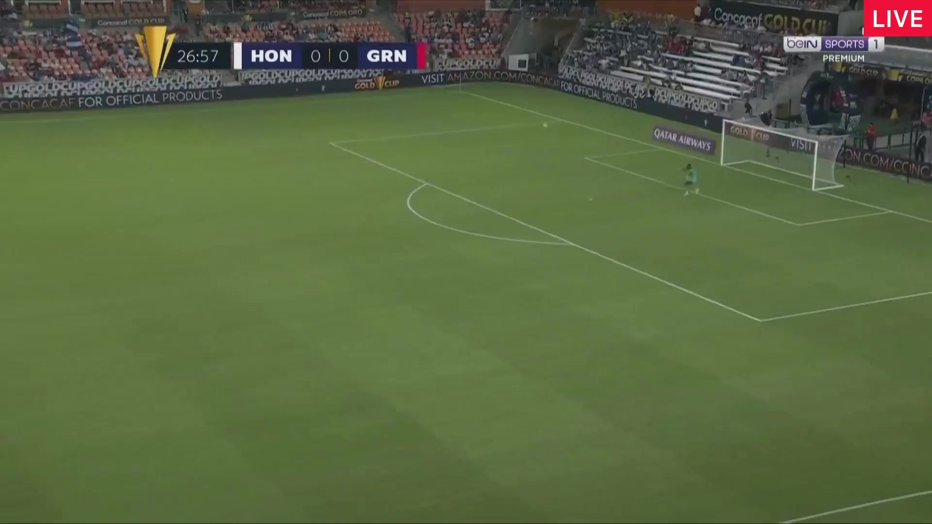 CGC Honduras Vs Grenada Jerry Bengtson Goal in 26 min, Score 1:0