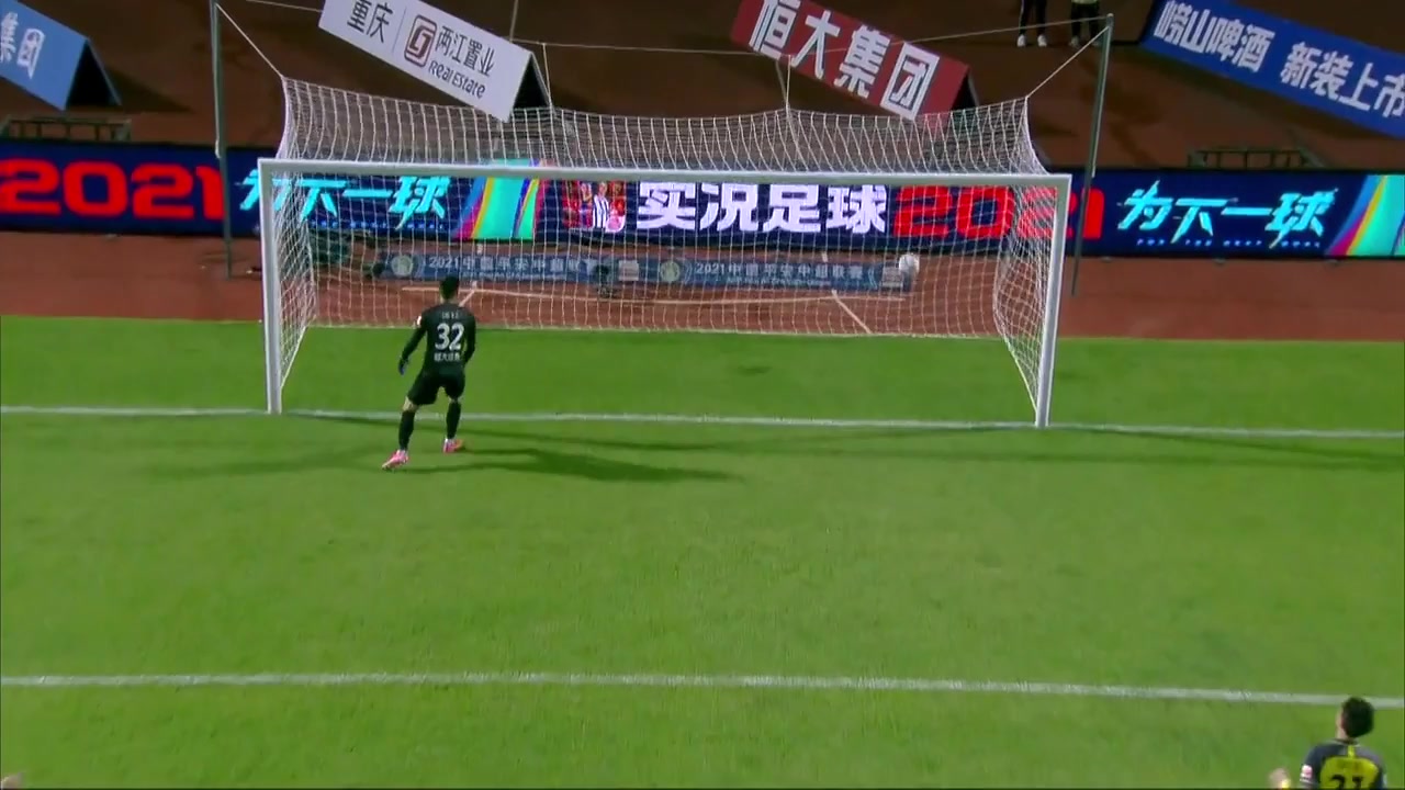中超A 河南嵩山龙门(中) Vs 广州队 57分多拉多进球,比分1:1