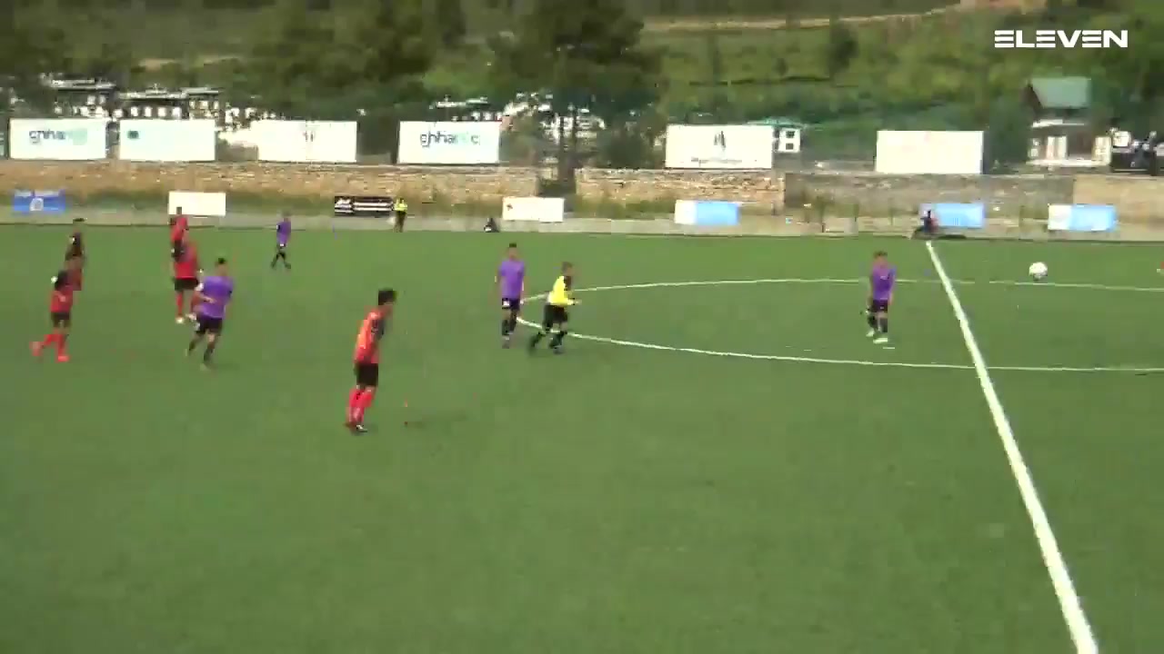 Bhutan SL Paro FC Vs Tensung FC  Goal in 43 min, Score 3:0