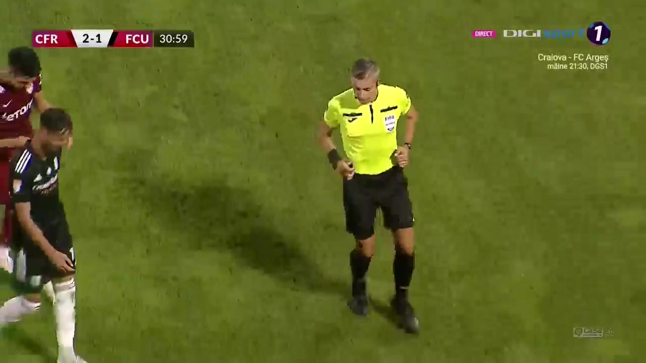 ROM D1 CFR Cluj Vs Universitatea Craiova 31 phút William BaetenVào, ghi bàn 2:2