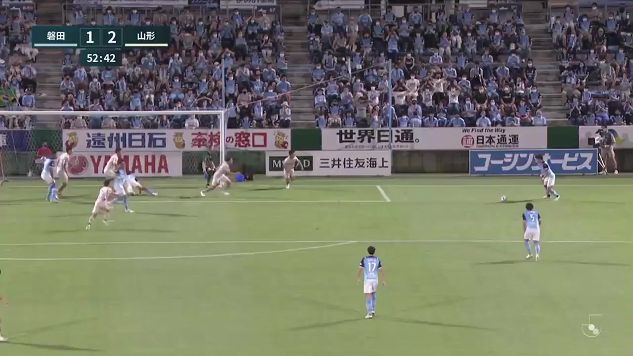 JPN D2 Jubilo Iwata Vs Montedio Yamagata 53 ทำประตู Lukian Araujo de Almeida ประตู, ทำคะแนน 1:2