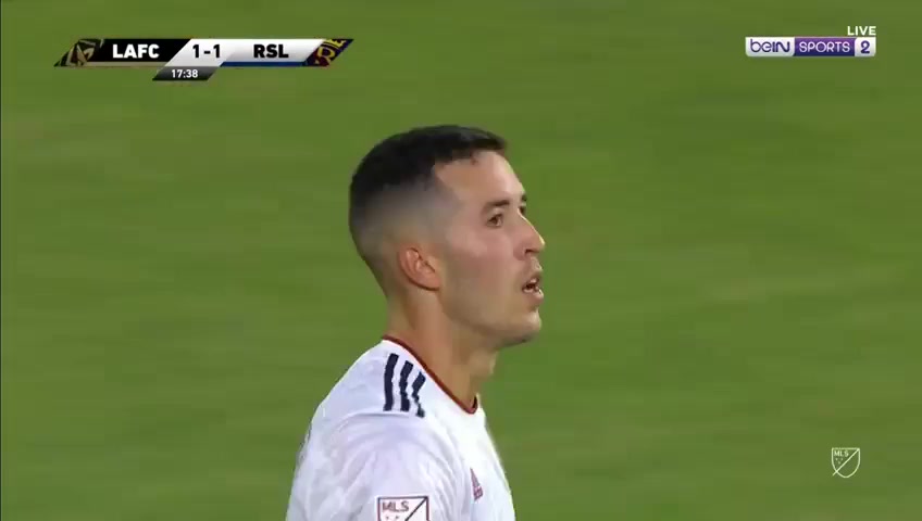 MLS Los Angeles FC Vs Real Salt Lake 17 ทำประตู Aaron Herrera ประตู, ทำคะแนน 1:1