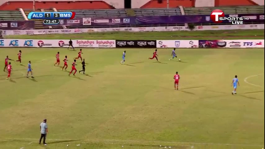 BGD D1 Abahani Limited Vs Muktijoddha SKC 74 ทำประตู  ประตู, ทำคะแนน 2:3