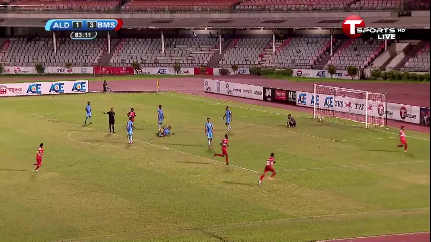 BGD D1 Abahani Limited Vs Muktijoddha SKC 83 ทำประตู  ประตู, ทำคะแนน 1:4