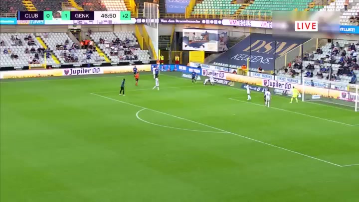 BEL SC Club Brugge Vs Racing Genk 45+ phút Noa LangVào, ghi bàn 1:1