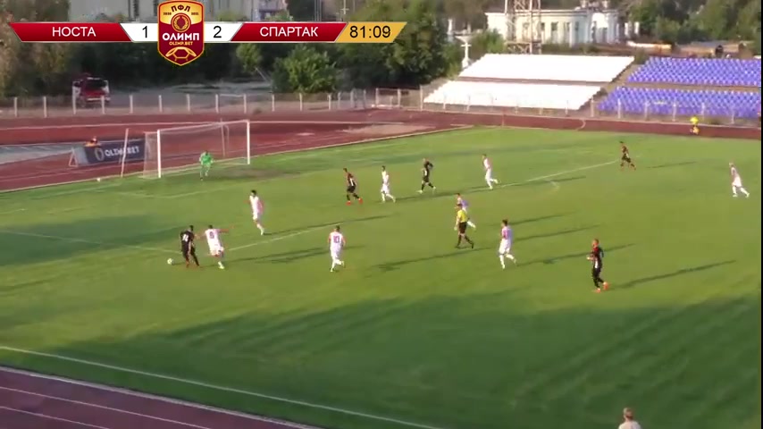 RUS D2 Nosta Novotroitsk Vs FK Spartak Tuymazy  Goal in 83 min, Score 1:3