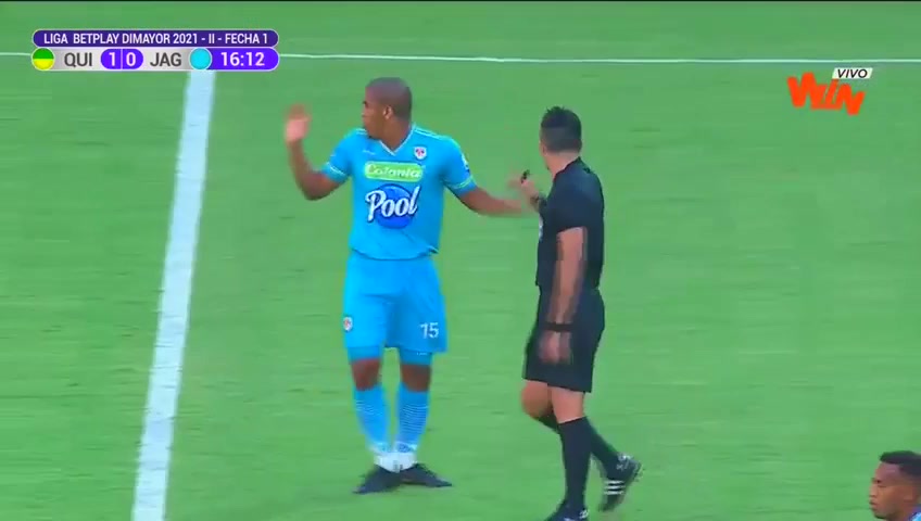 COL D1 Deportes Quindio Vs Jaguares de Cordoba 16 phút Vào, ghi bàn 1:1