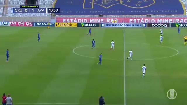 358 Cruzeiro (MG) Vs Avai FC 17 skor gol Marcos Vinicius Serrato, skor 0:1