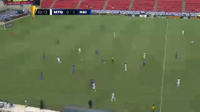 CGC Martinique Vs Haiti Kevin Fortune Goal in 52 min, Score 1:1