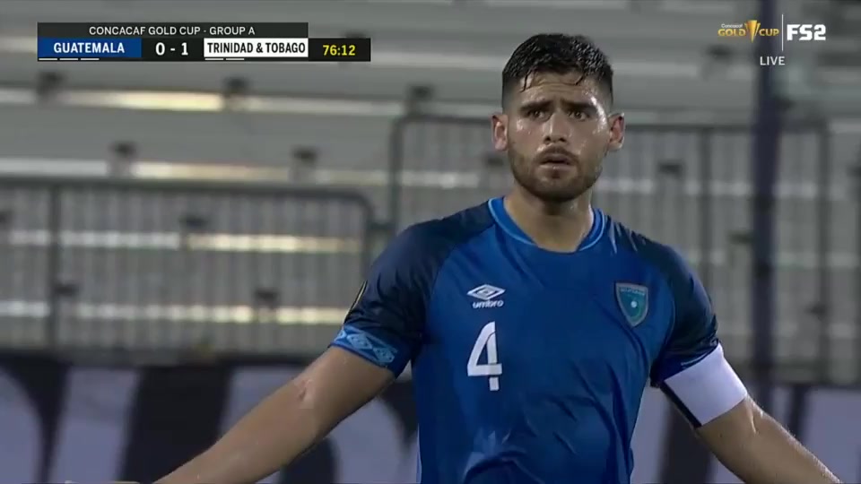 CGC Guatemala Vs Trinidad   Tobago Gerardo Arturo Gordillo Olivero Goal in 77 min, Score 1:1