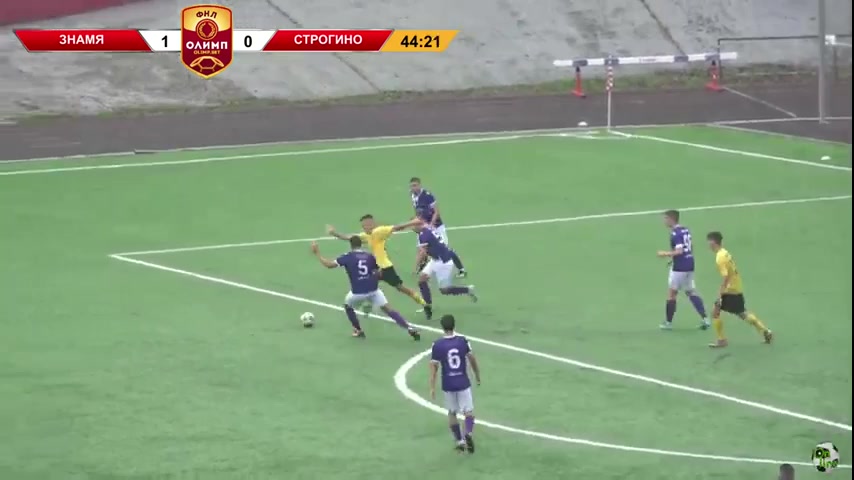 RUS D2 FK Znamya Noginsk Vs Strogino Moscow 45 ทำประตู  ประตู, ทำคะแนน 1:1