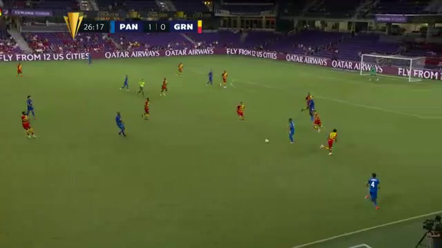 CGC Panama Vs Grenada Jose Luis Rodriguez Goal in 26 min, Score 2:0