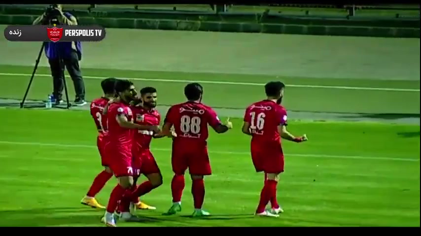 IRN PR Mashin Sazi Vs Persepolis 13 ทำประตู Shahriar Moghanlou ประตู, ทำคะแนน 0:1