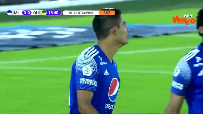 COL D1 Millonarios Vs Deportes Quindio 14 phút David SilvaVào, ghi bàn 0:1