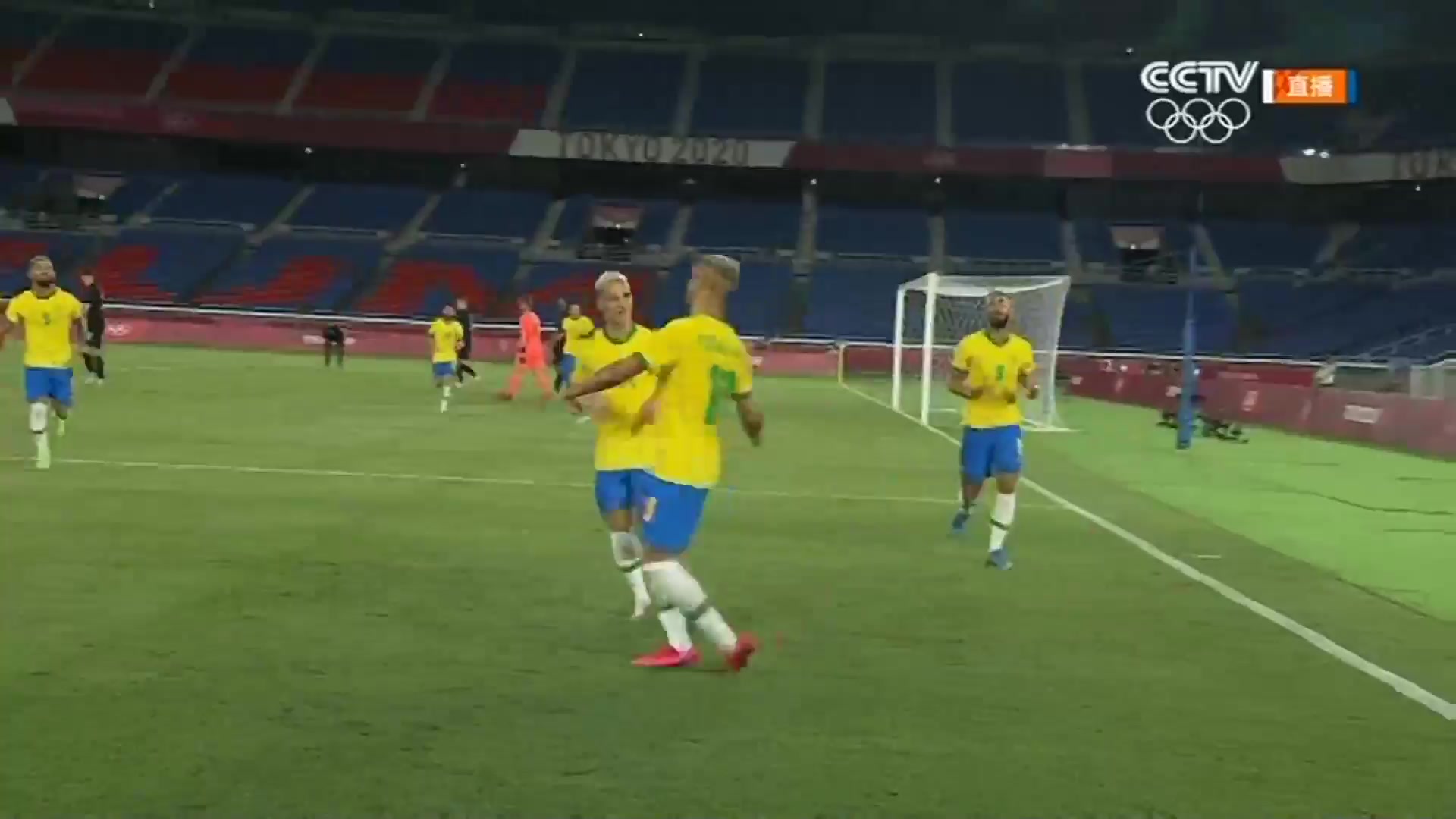 MOFT Brazil U23 Vs Germany U23 Richarlison de Andrade Goal in 21 min, Score 2:0