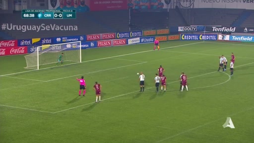 URU D2 Cerro Montevideo Vs Uruguay Montevideo Sosa Goal in 69 min, Score 0:1