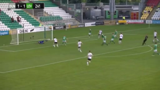 UEFA ECL Dundalk Vs Levadia Tallinn  Goal in 1 min, Score 1:1