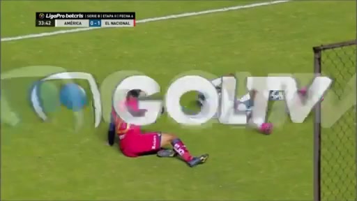 EC D2 Sociedad Deportivo Quito Vs CD El Nacional  Goal in 33 min, Score 1:1