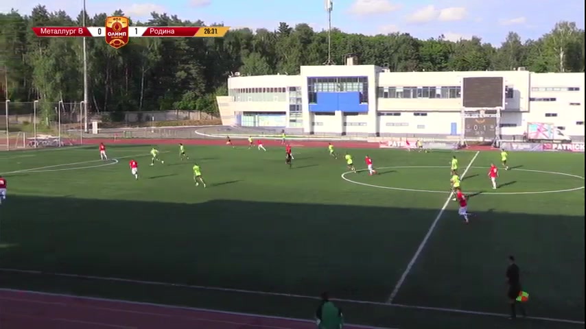 RUS D2 Metallurg Vidnoye Vs Rodina Moskva Maltsev Goal in 27 min, Score 0:2