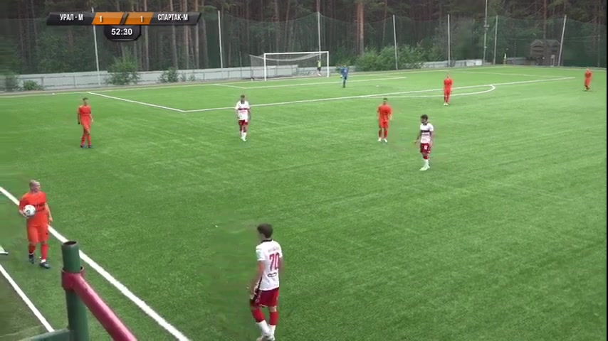 RUS YthC FK Ural Youth Vs Spartak Moscow Youth Kulikov Goal in 54 min, Score 2:1